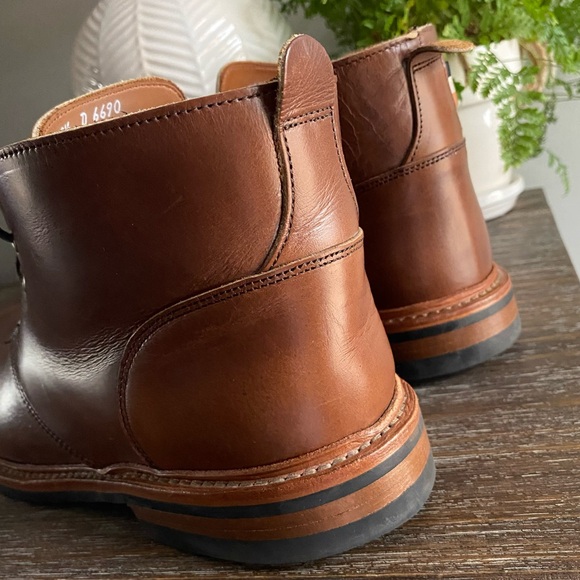 Allen Edmonds Chandler Weatherproof Chukka Boots Shoes Mens 10.5D Wide Tan Brown - Picture 5 of 15